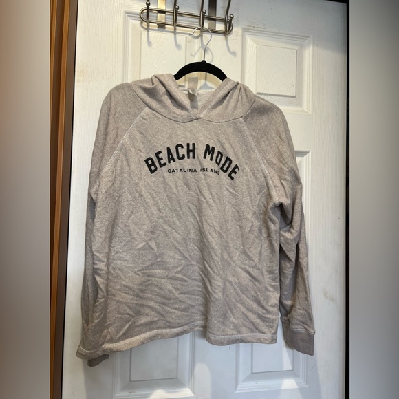 Beach mode cropped hoodie - Picture 1 of 2